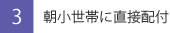 朝小世帯に直接配付